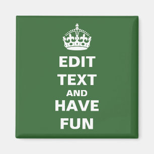 Machen Sie Ihren eigenen Parodie-Magneten! Magnet