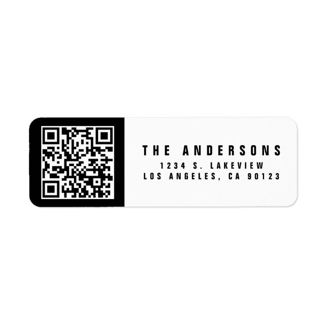 Machen Sie Ihren eigenen QR-Code | Moderne Rücksen (Vorne)