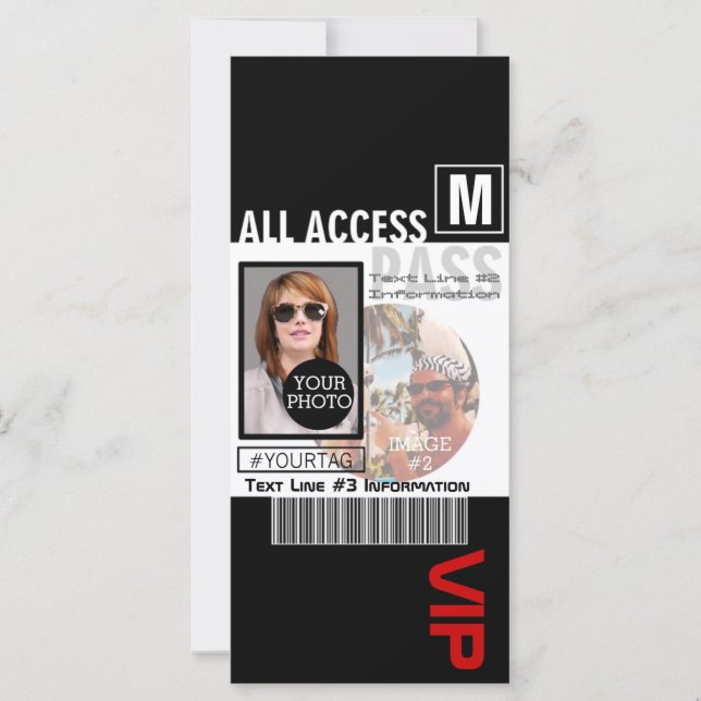 Machen Sie Ihren eigenen VIP Pass 8 Wege zu person (Vorderseite)