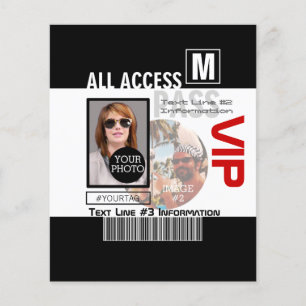 Machen Sie Ihren eigenen VIP Pass 8 Wege zu person Flyer