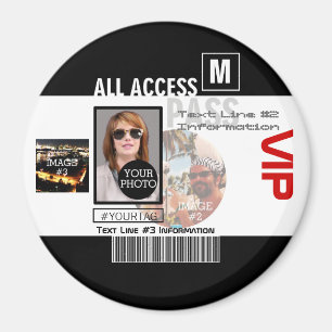 Machen Sie Ihren eigenen VIP Pass 8 Wege zu person Magnet