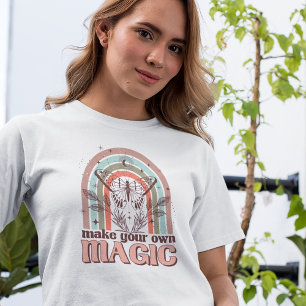 Machen Sie Ihren eigenen Zauber Boho Regenbogen T-Shirt