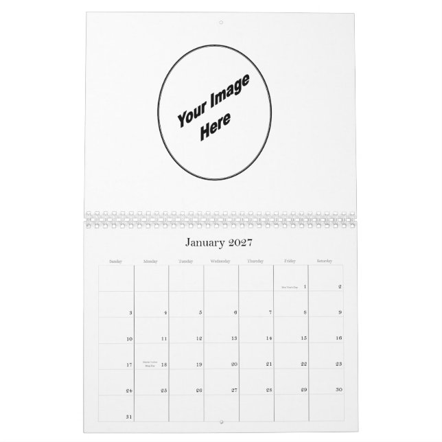 Machen Sie Ihren einen ähnlichen Kalender (Jan 2027)