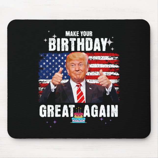 Machen Sie Ihren Geburtstag wieder großartig Mousepad (Vorne)