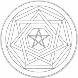 Machen Sie Ihren Sigil Sigillum Dei Aufkleber