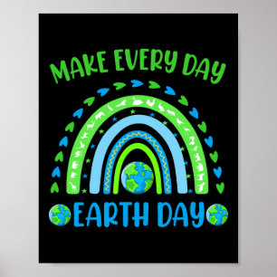 Machen Sie jeden Tag Niedlichen Planeten Rettend U Poster