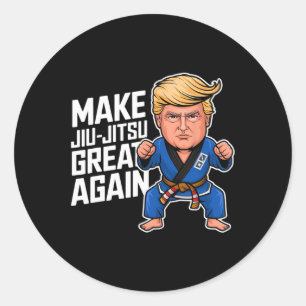 Machen Sie Jiu-jitsu wieder groß, Funny Trump Runder Aufkleber