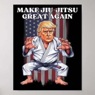 Machen Sie Jiu-jitsu wieder groß Trump Republikane Poster