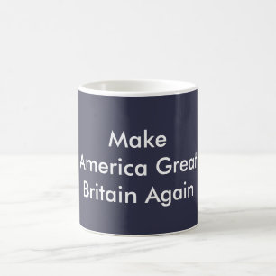 Machen Sie Kaffee-Tasse BLAU Amerikas Kaffeetasse