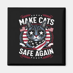 Machen Sie Katzen wieder sicher Trump Katzen für T Magnet