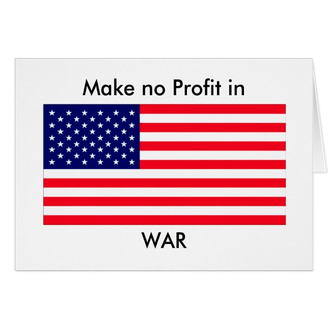Machen Sie keinen Gewinn in KRIEG jGibney den (Vorderseite (Horizontal))