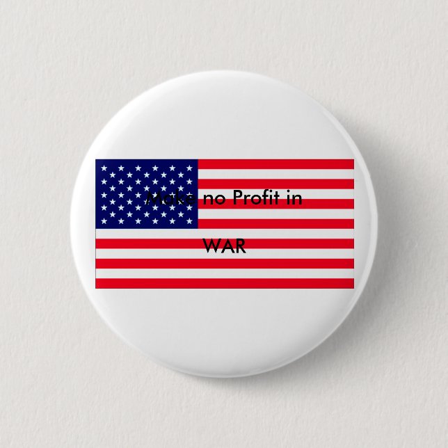 Machen Sie keinen Gewinn in KRIEG jGibney den Button (Vorderseite)