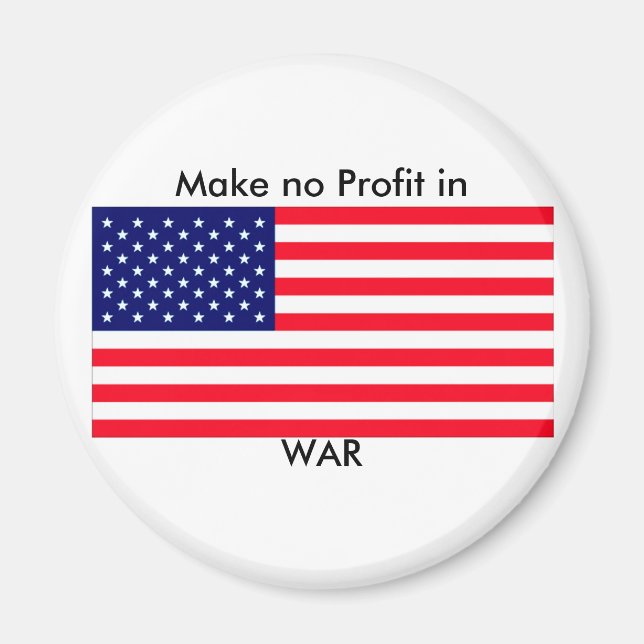 Machen Sie keinen Gewinn in KRIEG jGibney den Magnet (Vorne)