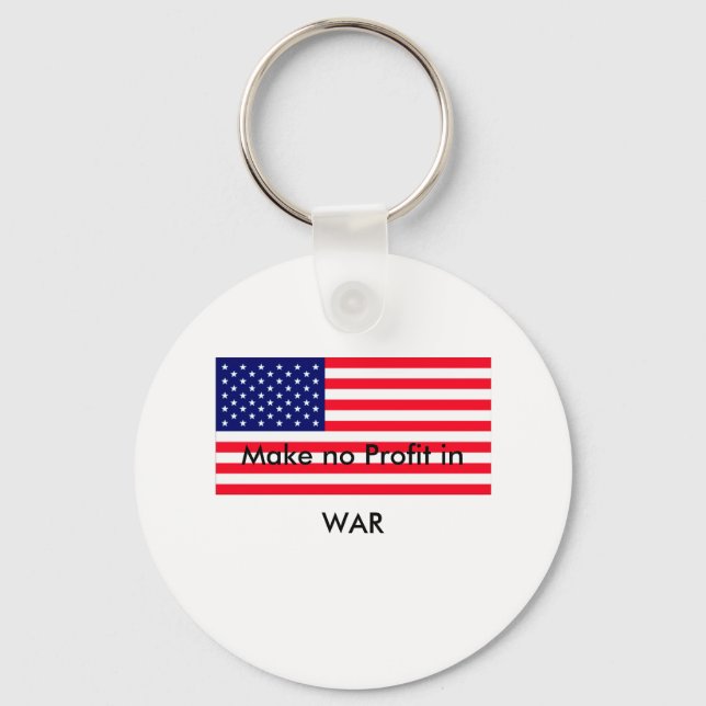 Machen Sie keinen Gewinn in KRIEG jGibney den Schlüsselanhänger (Vorderseite)