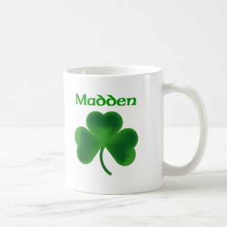 Machen Sie Kleeblatt verrückt Kaffeetasse