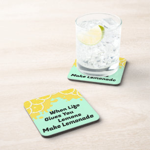 Machen Sie Lemonade-Getränkeverpackung Getränkeuntersetzer
