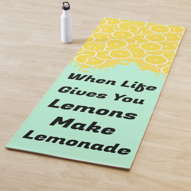Machen Sie Lemonade Yoga Mat Yogamatte (Beispiel)