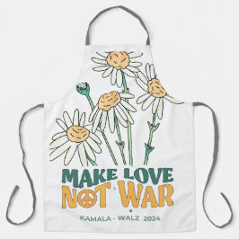 Machen Sie Liebe nicht Krieg. Kamala Harris Schürze