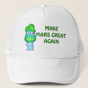 Machen Sie Mars großen wieder alien-Trumpf Truckerkappe