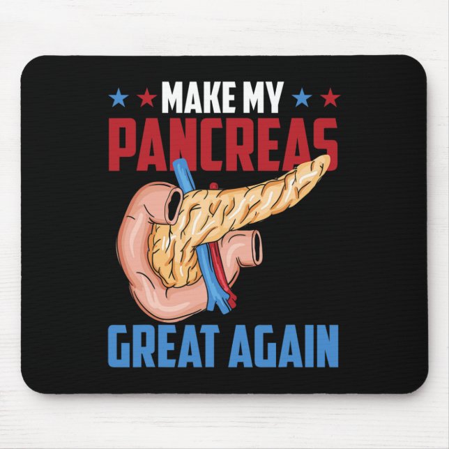 Machen Sie meine Bauchspeicheldrüse wieder groß Di Mousepad (Vorne)