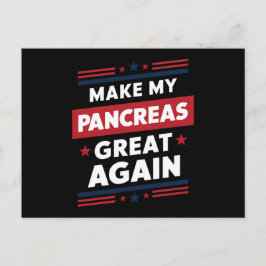 Machen Sie meine Bauchspeicheldrüse wieder groß Di Postkarte
