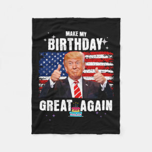 Machen Sie meinen Geburtstag wieder großartig Trum Fleecedecke