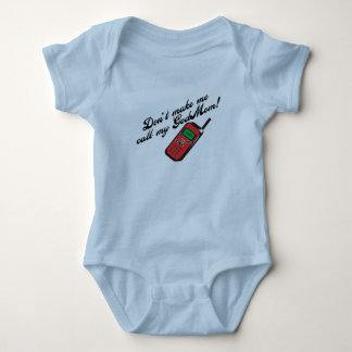 Machen Sie mich Anruf GodMom nicht! Baby Strampler