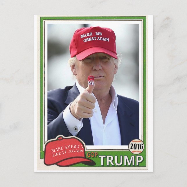 Machen Sie mich wieder groß Postkarte (Vorderseite)