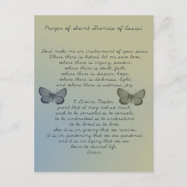 Machen Sie mir ein Instrument Postkarte (Vorderseite)