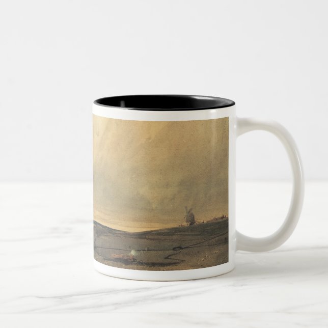 Machen Sie mit Windmühle fest Zweifarbige Tasse (Rechts)