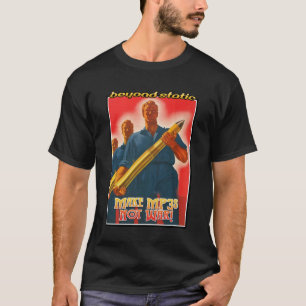 Machen Sie MP3s - Schwarzes/Plakat T-Shirt
