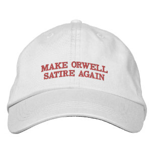 Machen Sie Orwell Satire wieder Bestickte Baseballkappe