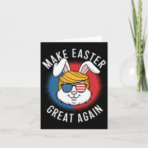 Machen Sie Ostern wieder groß Jagd Eier Rabbit Ame Karte