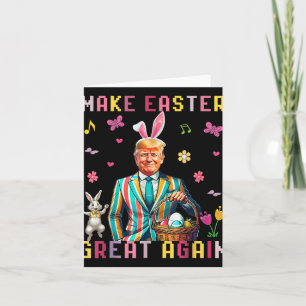 Machen Sie Ostern wieder groß Trump Funny Bunny Karte