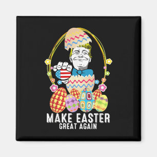 Machen Sie Ostern wieder groß Trump Funny Easter D Magnet