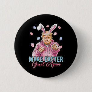Machen Sie Ostern wieder großartig, lustiger Trump Button