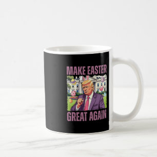 Machen Sie Ostern wieder großartig, lustiger Trump Kaffeetasse