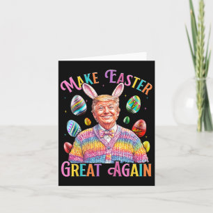 Machen Sie Ostern wieder großartig, lustiger Trump Karte