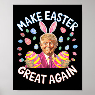 Machen Sie Ostern wieder großartig, lustiger Trump Poster