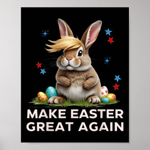 Machen Sie Ostern wieder großartig, lustiger Trump Poster