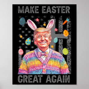 Machen Sie Ostern wieder großartig, lustiger Trump Poster