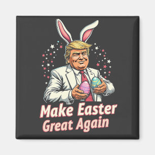 Machen Sie Ostern wieder großartig Ostern Trump Eg Magnet