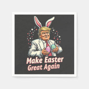 Machen Sie Ostern wieder großartig Ostern Trump Eg Serviette