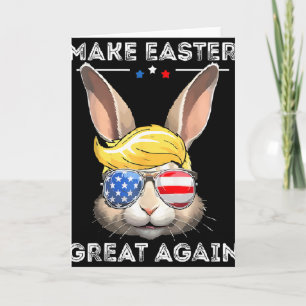 Machen Sie Ostern wieder großartig Trump Bunny Lus Karte