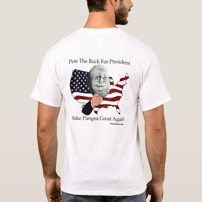Machen Sie Pangea Great wieder auf der Rückseite T-Shirt (Rückseite)