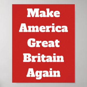 Machen Sie Plakat Amerikas Großbritannien wieder