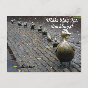 Machen Sie Platz für Ducklings! Postkarte
