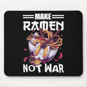 Machen Sie Ramen nicht Krieg lustiges japanisches Mousepad