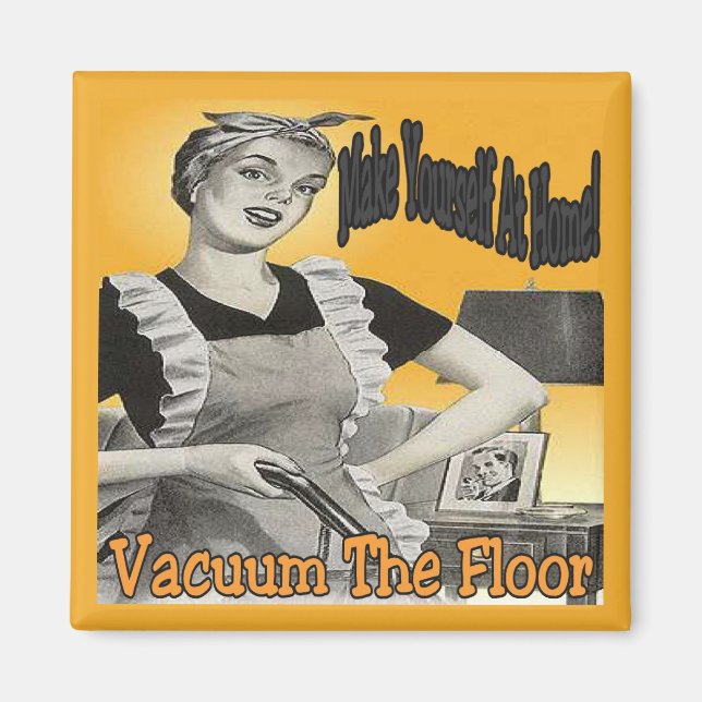 Machen Sie sich auf Zuhause Vacuum Floor. Magnet (Vorne)