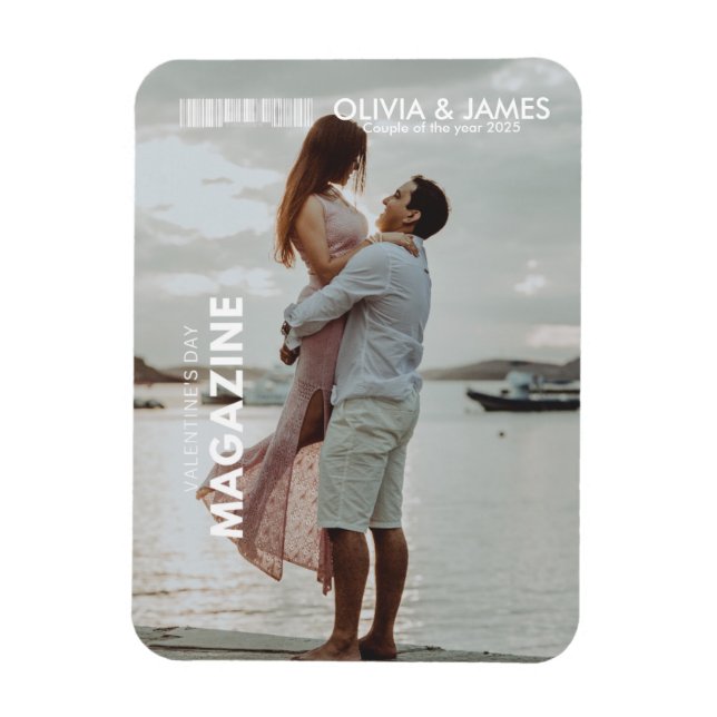 Machen Sie sich einen Cover Star! Valentinstag Magnet (Vertikal)